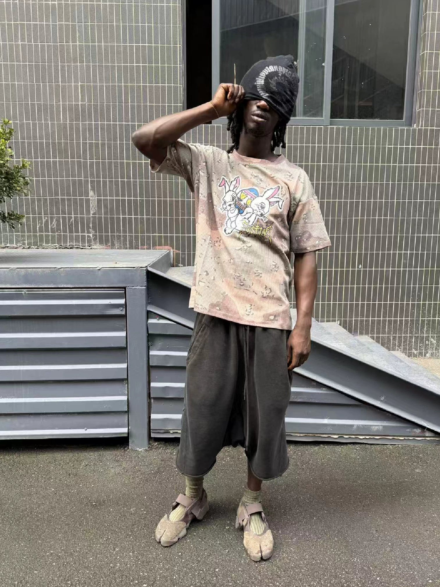 LOSTTAG Waffle Desert Camouflage Tee