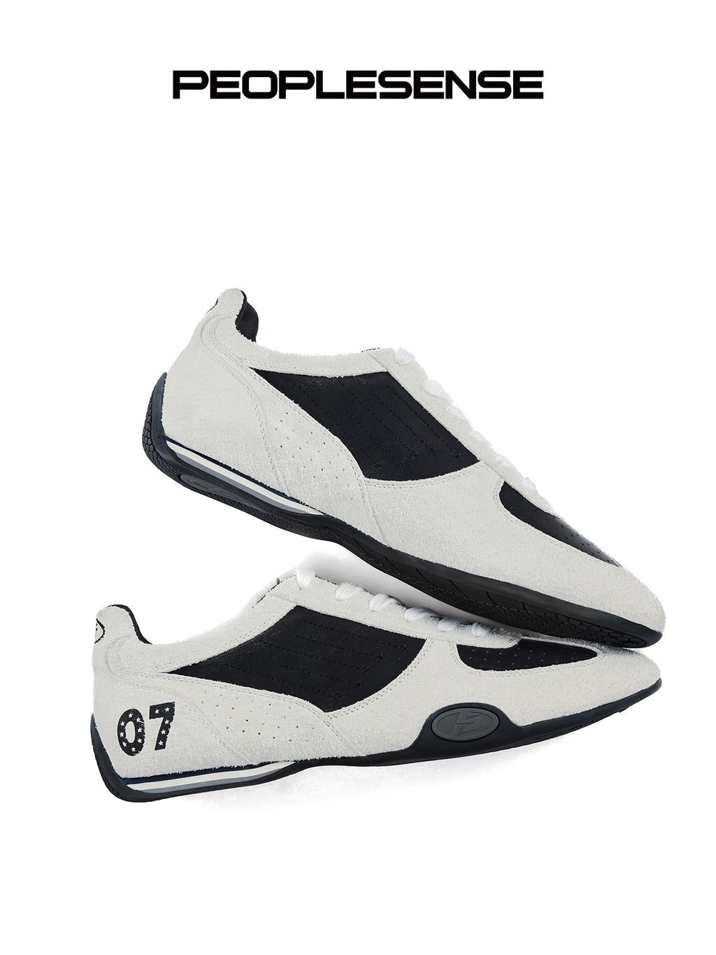 PEOPLESENSE Vintage Stitched Embroidered Sneakers
