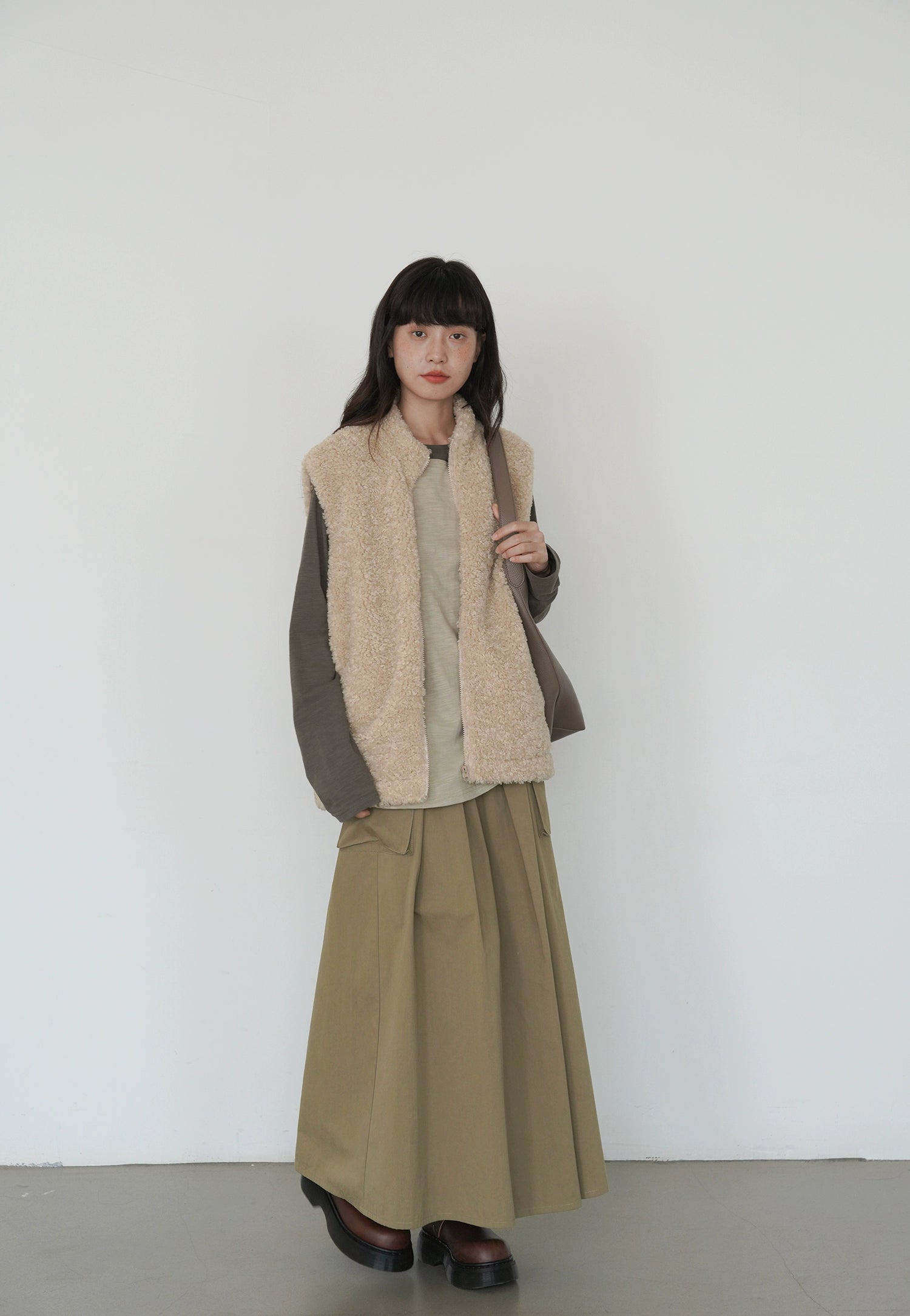 EIGHTHMONTH Warm Versatile Lamb Wool Vest