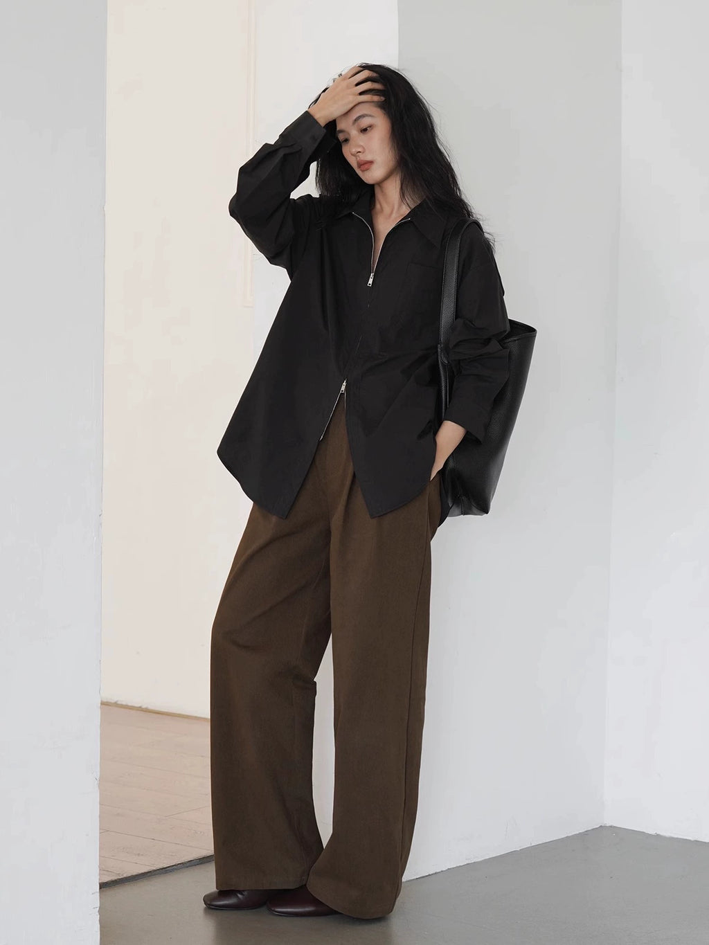 EIGHTHMONTH Skinny Straight Loose Casual Pants