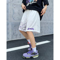 404MOB Flame mesh basketball shorts