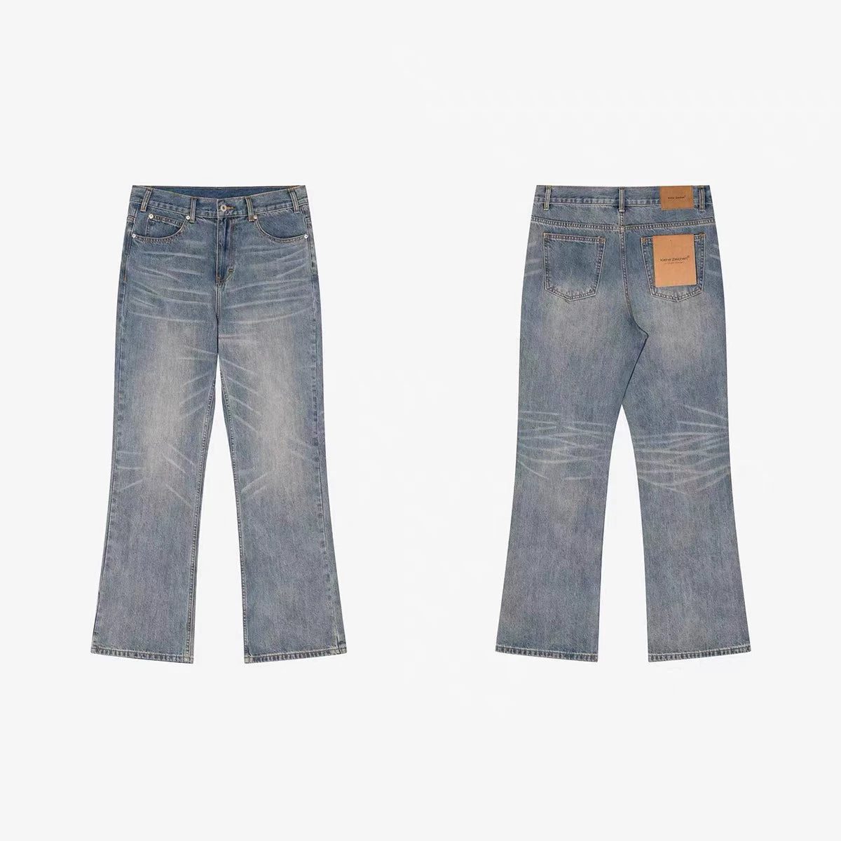 AMBSOM Vintage Pull Jeans