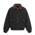 11KN Retro Faux Lamb Wool Lapel Jacket
