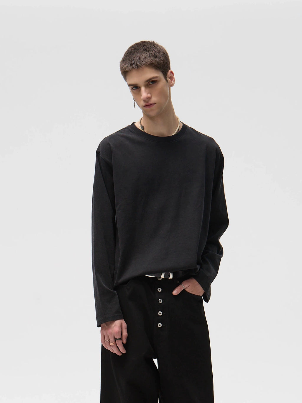 CENSMADE Casual Versatile Long-sleeved Bottoming Shirt