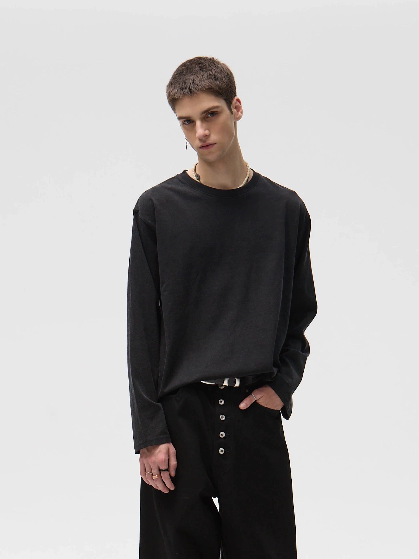 CENSMADE Casual Versatile Long-sleeved Bottoming Shirt