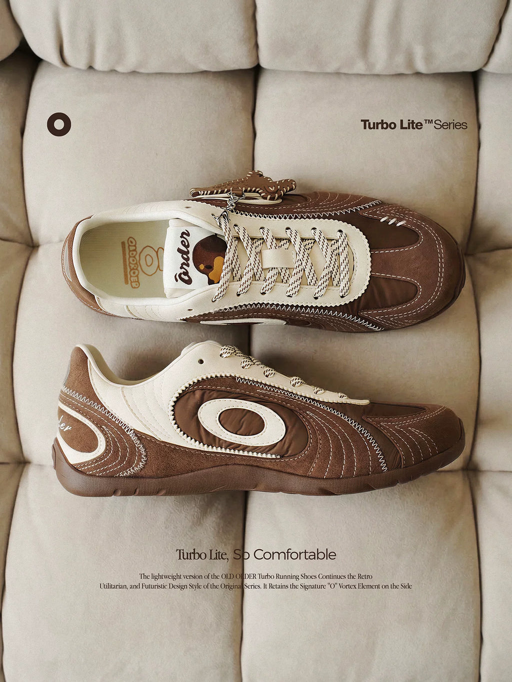 OLDORDER Retro Color Matching Casual Shoes