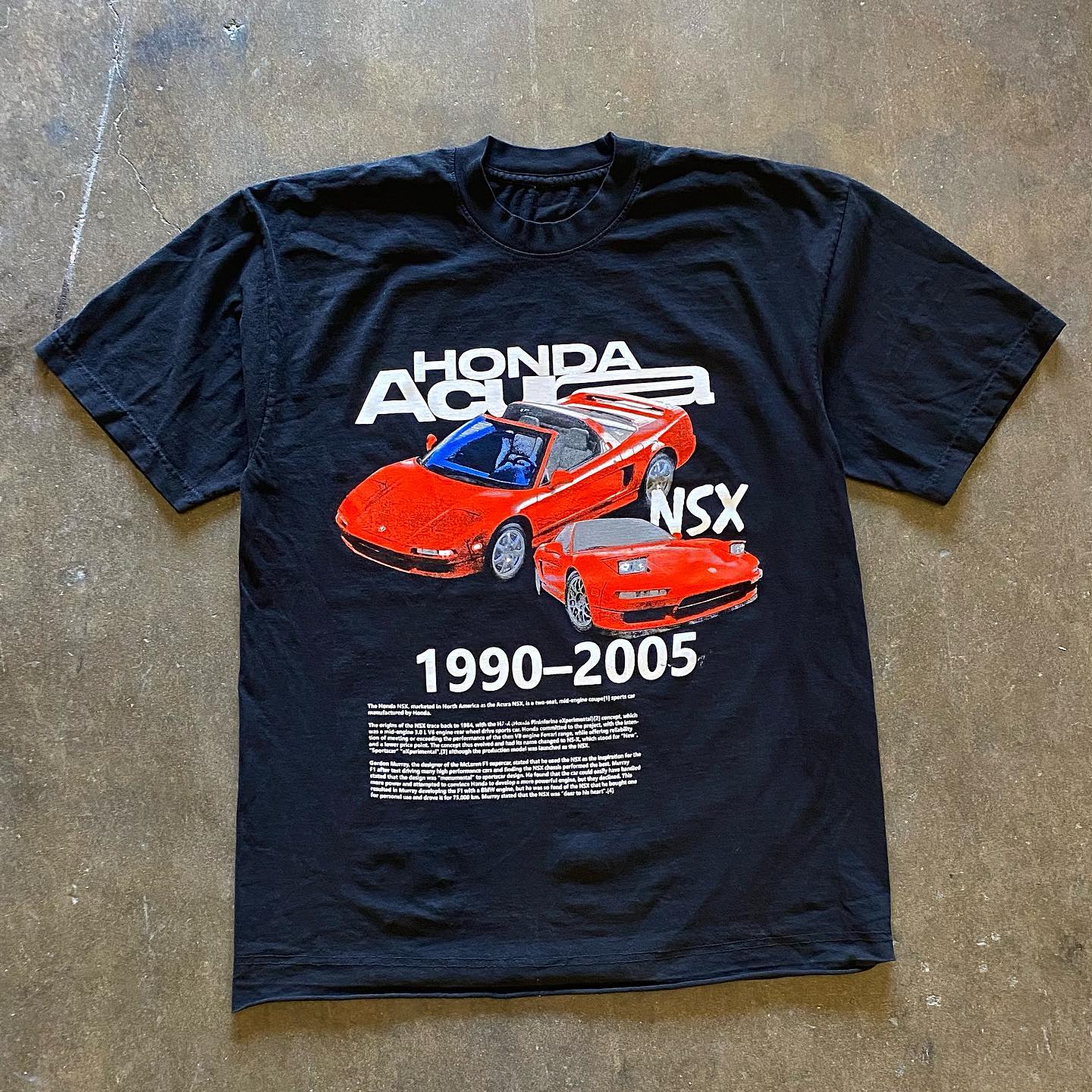 Wang Youbing Studio! HONDA 260g 100% Cotton Tee