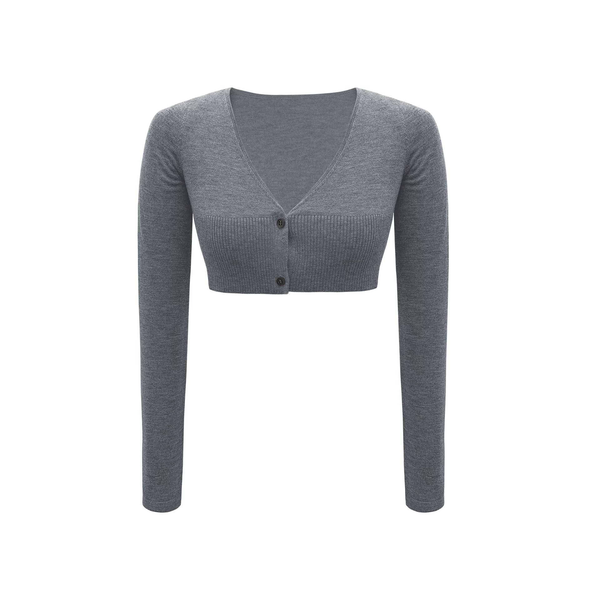 Veryrareme Short V-Neck Versatile Cardigan