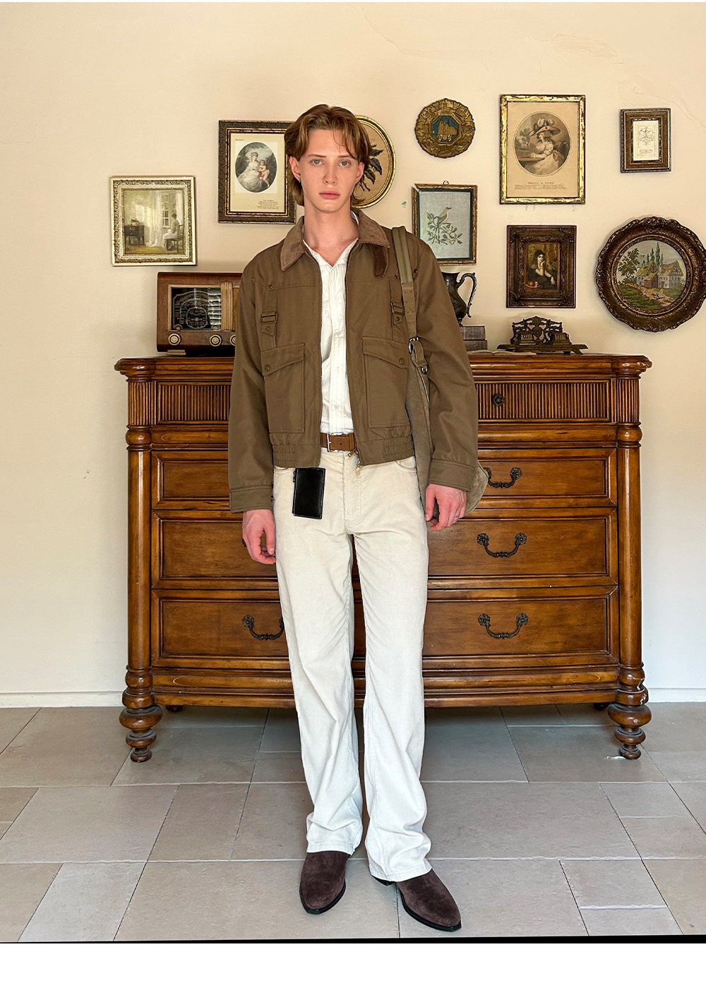 EME Vintage Corduroy Lapel Jacket