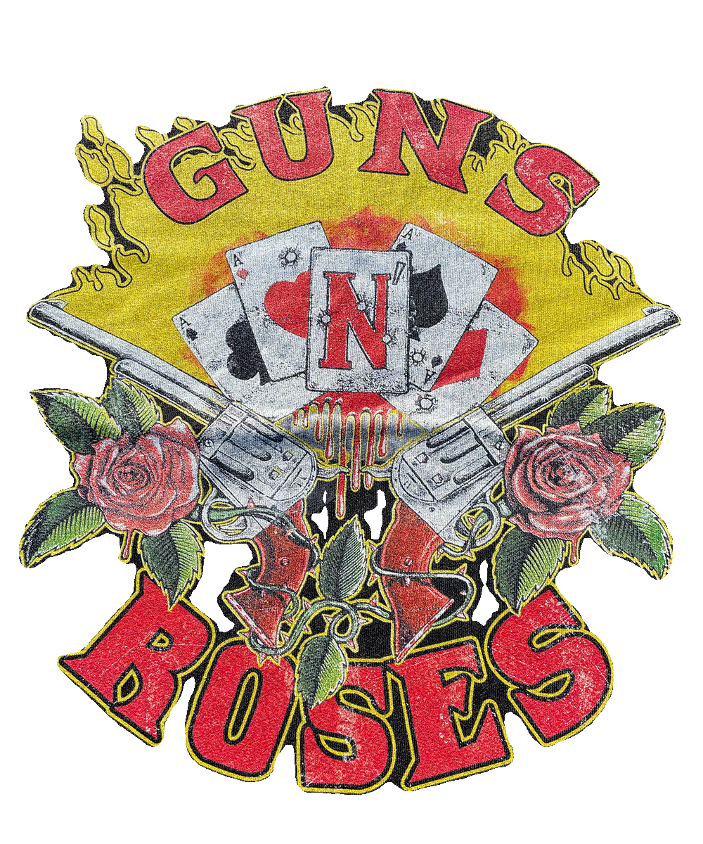 Wang Youbing Studio! GUNSNROSES 220g 100% Cotton Tee