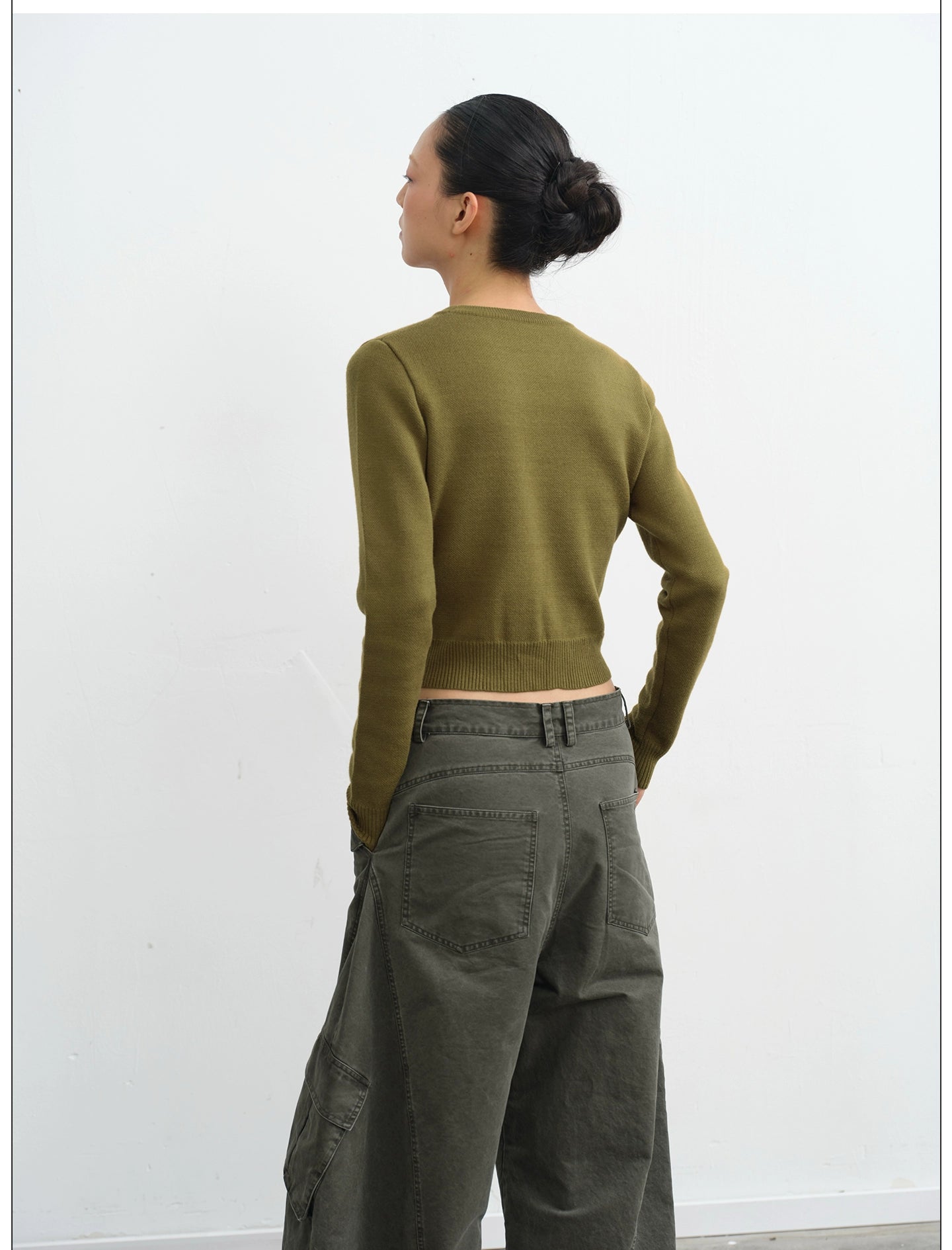 LINY LIBERTY Vintage Diamond-knit Sweater