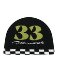 MMBBT Checkerboard Knitted Wool Cap on All Sides