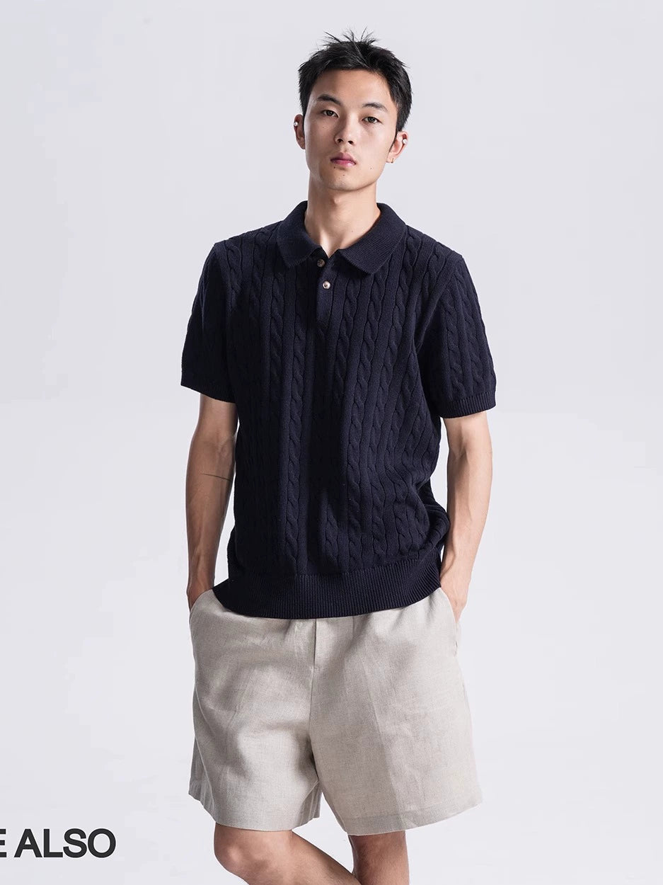 SEE ALSO Lazy Versatile Business Twist Polo Shirt