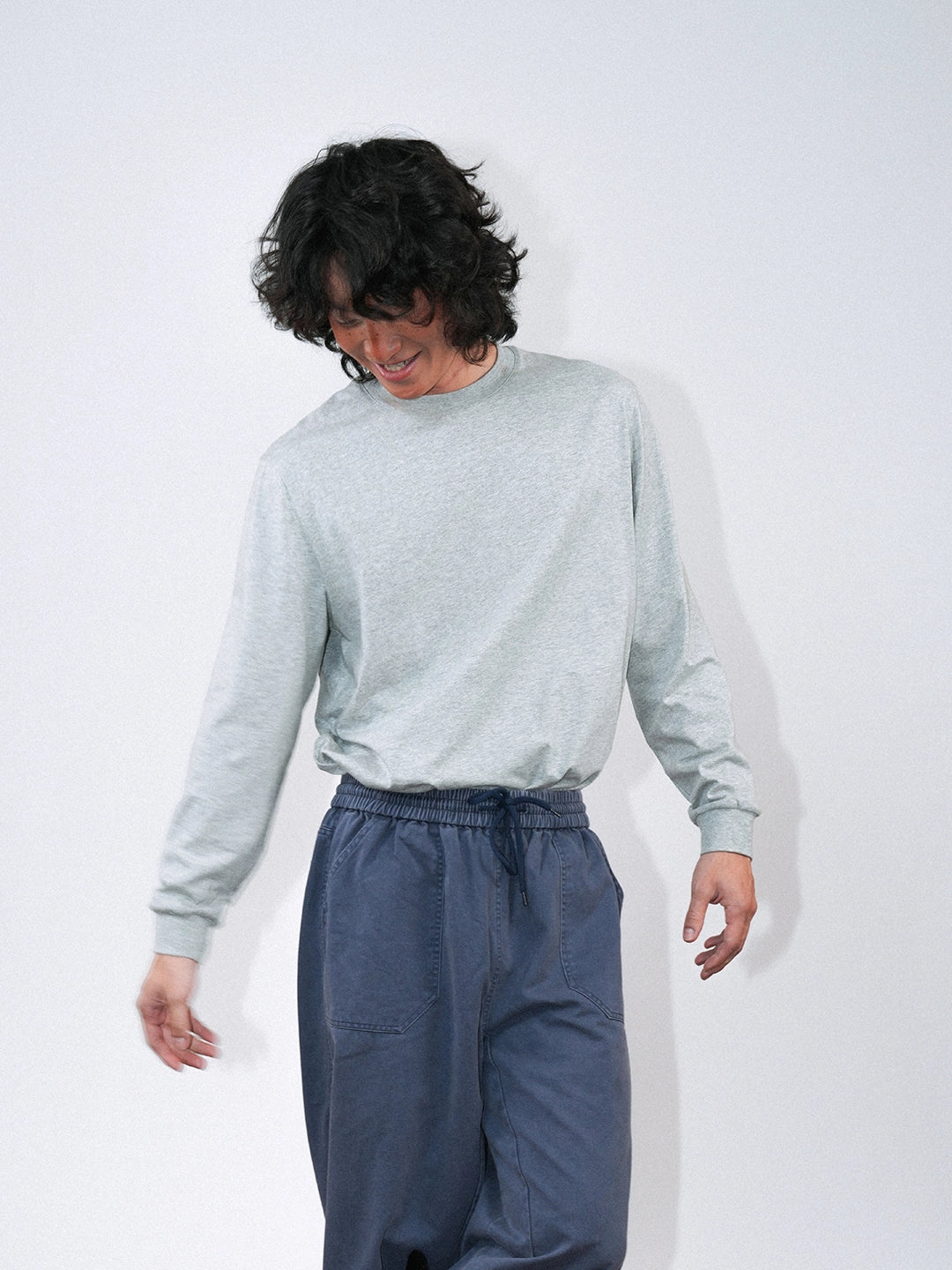 O3PARK Micro Loose Versatile Commuter Base Long Sleeve