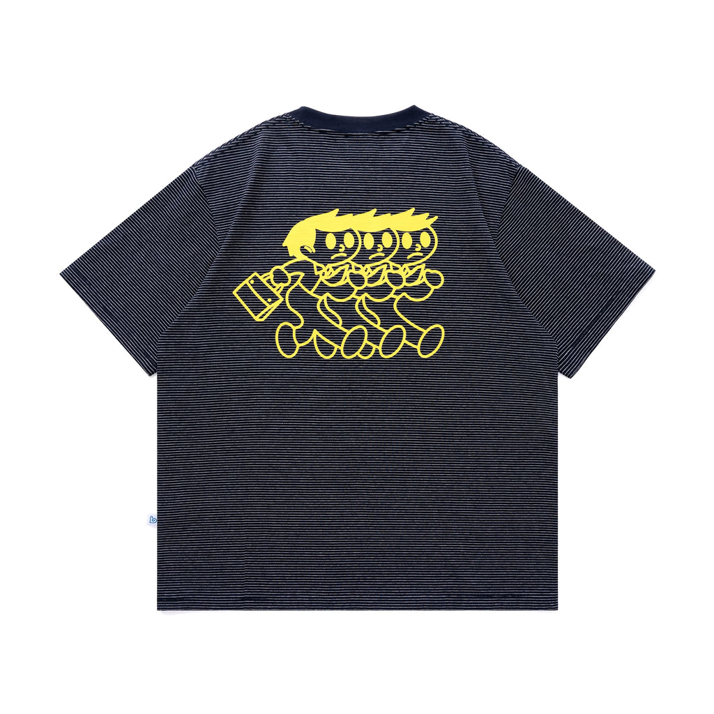BENT IDEA Vintage Versatile Striped Tee