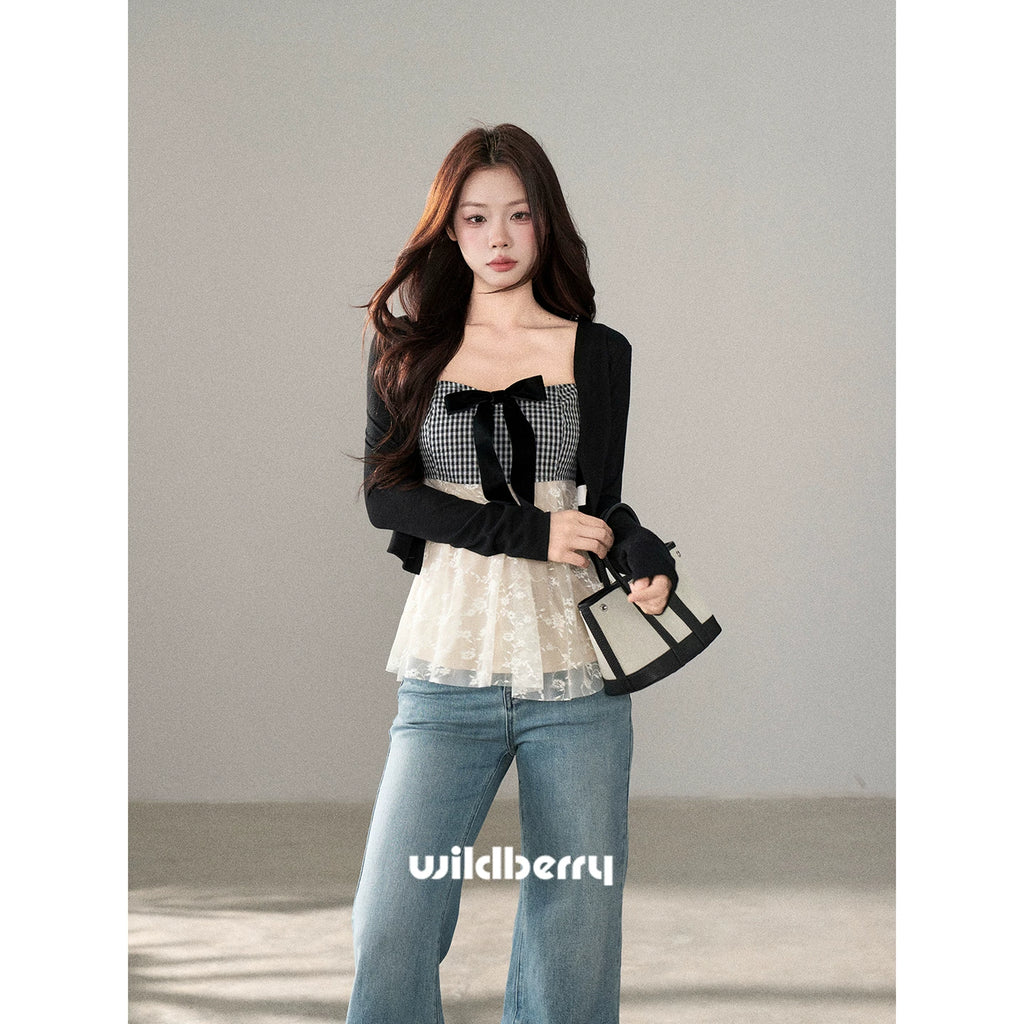 Wildberry Temperament Versatile Knitted Cardigan