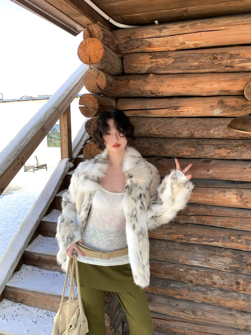 KELIFAN Eco-friendly Fur Coat