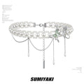 SUMIYAKI Butterfly Pearl Clavicle Chain