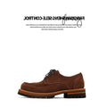FANGSANHUO Retro Heightening Suede Casual Shoes