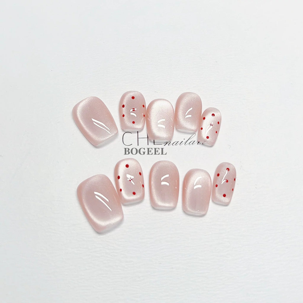 BOGEEL Polka Dot White Gentle Wear Armor