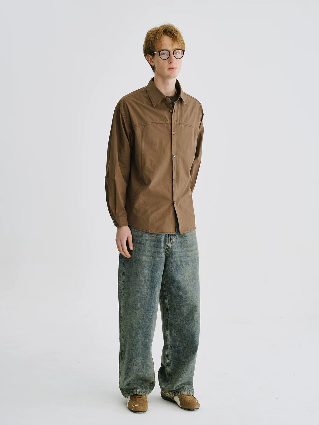 LIVINGTOWN Simple Versatile Lapel Casual Shirt