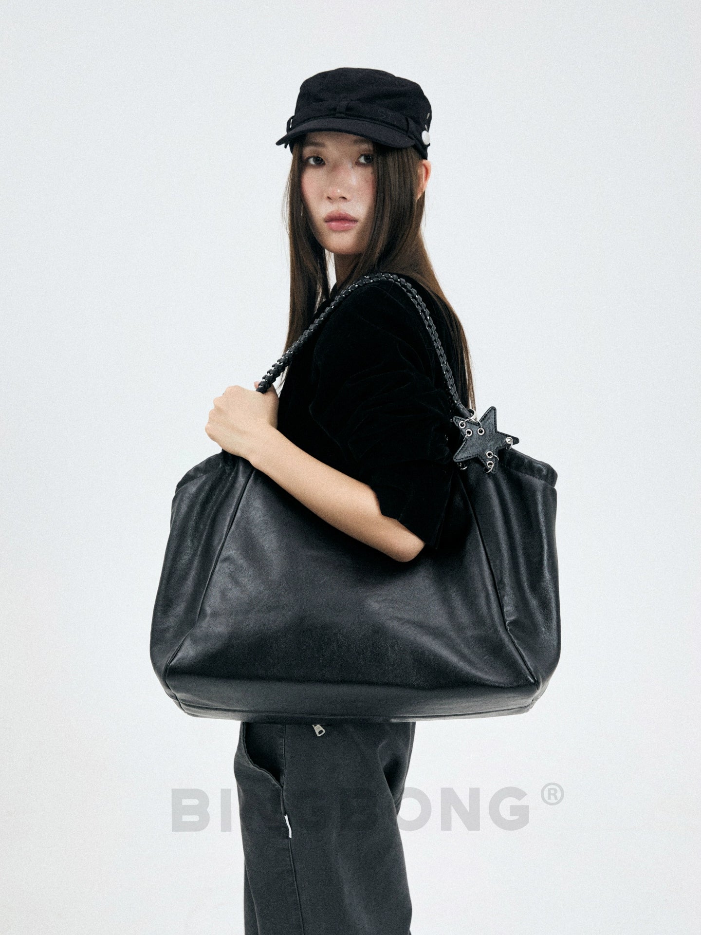 BINGBONG  Star Pendant Large-capacity Commuter Bag