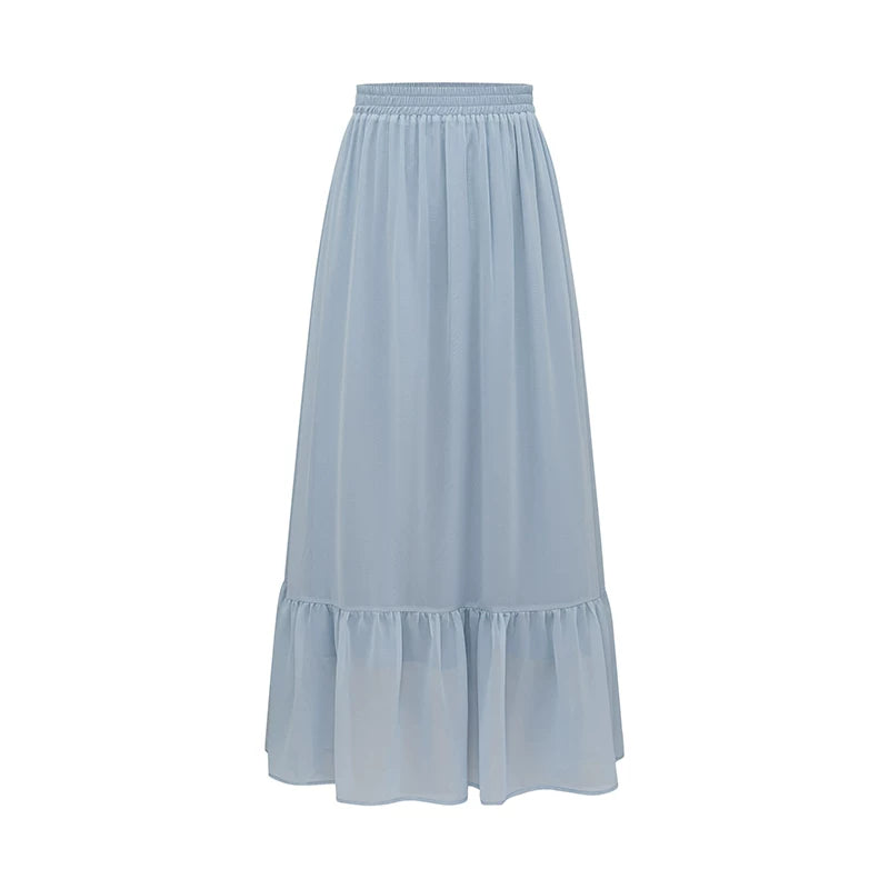 KANO Plaid Shirt Skirt Set
