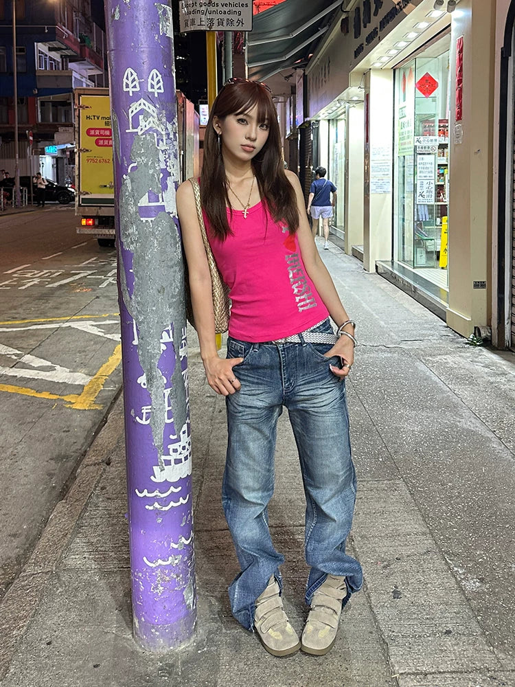 EAHO Retro Straight Versatile Jeans