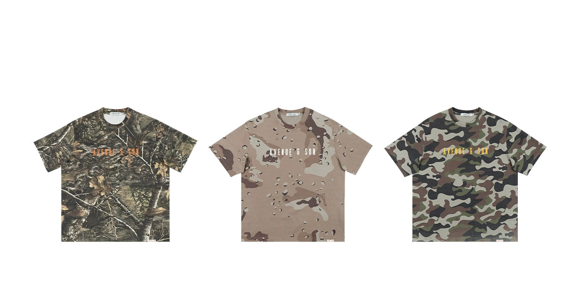 AVENUESON Desert Camouflage Classic LOGO Tee