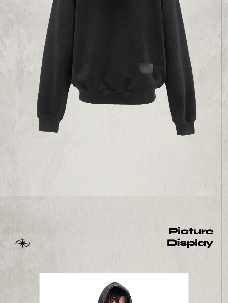 KONOOT Vintage Rough Sleeve Sweater