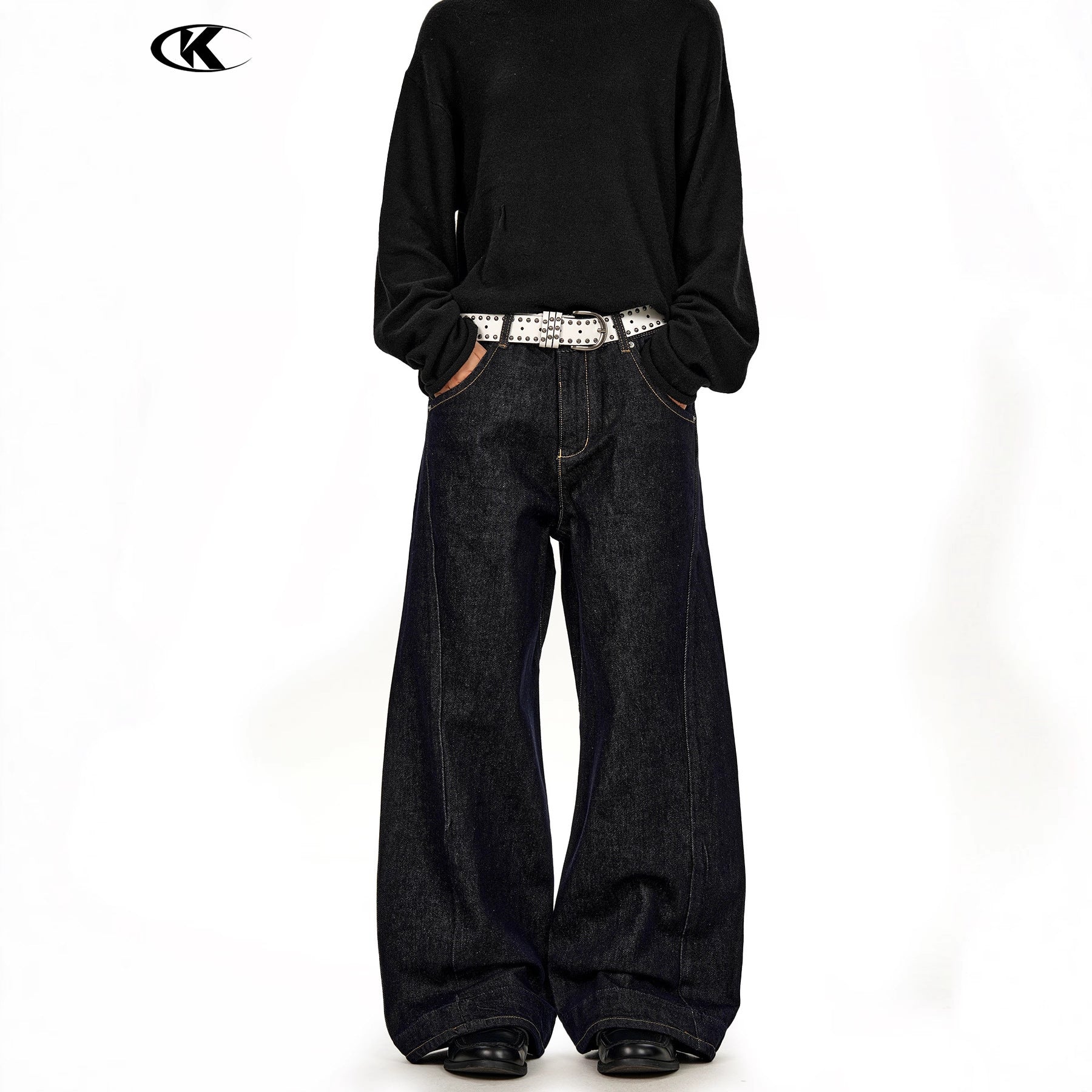 11KN original straight cleanfit loose jeans