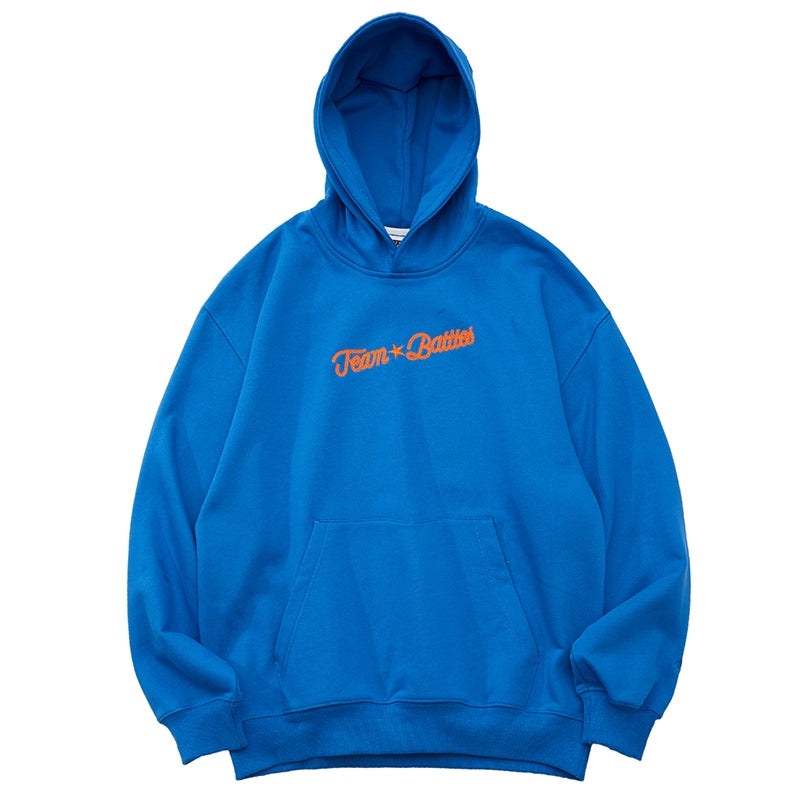 Battles Chain Embroidered Terry Hooded Sweater