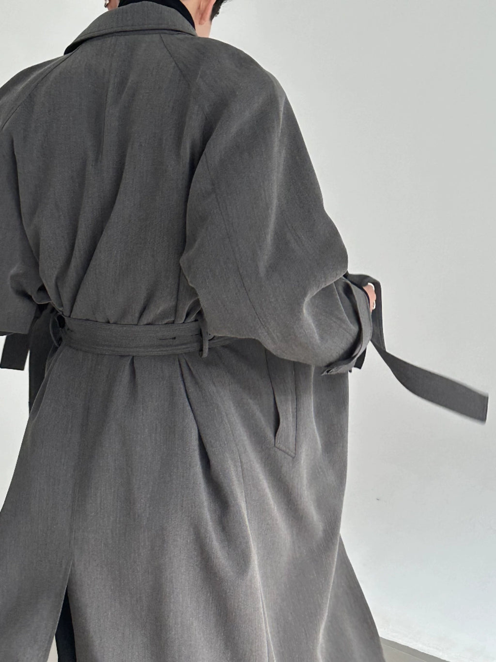 COLN Casual Versatile Long Trench Coat