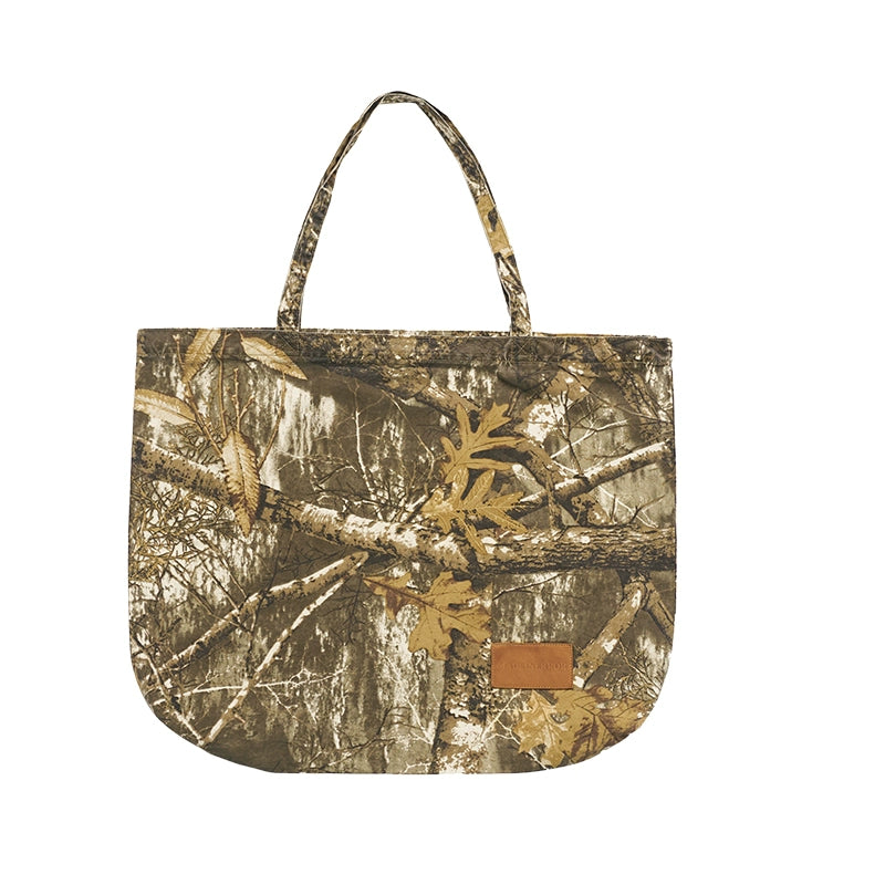 Madeinerror Vintage Camouflage Large Capacity Shoulder Portable Tote Bag