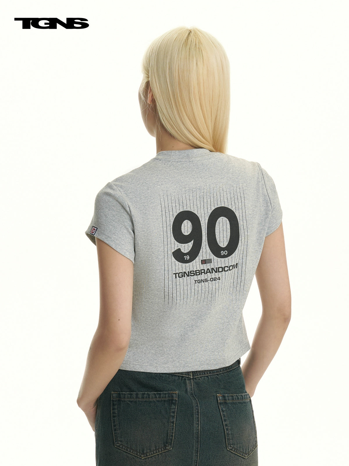 TGNS Front Shoulder Retro Slim Tee