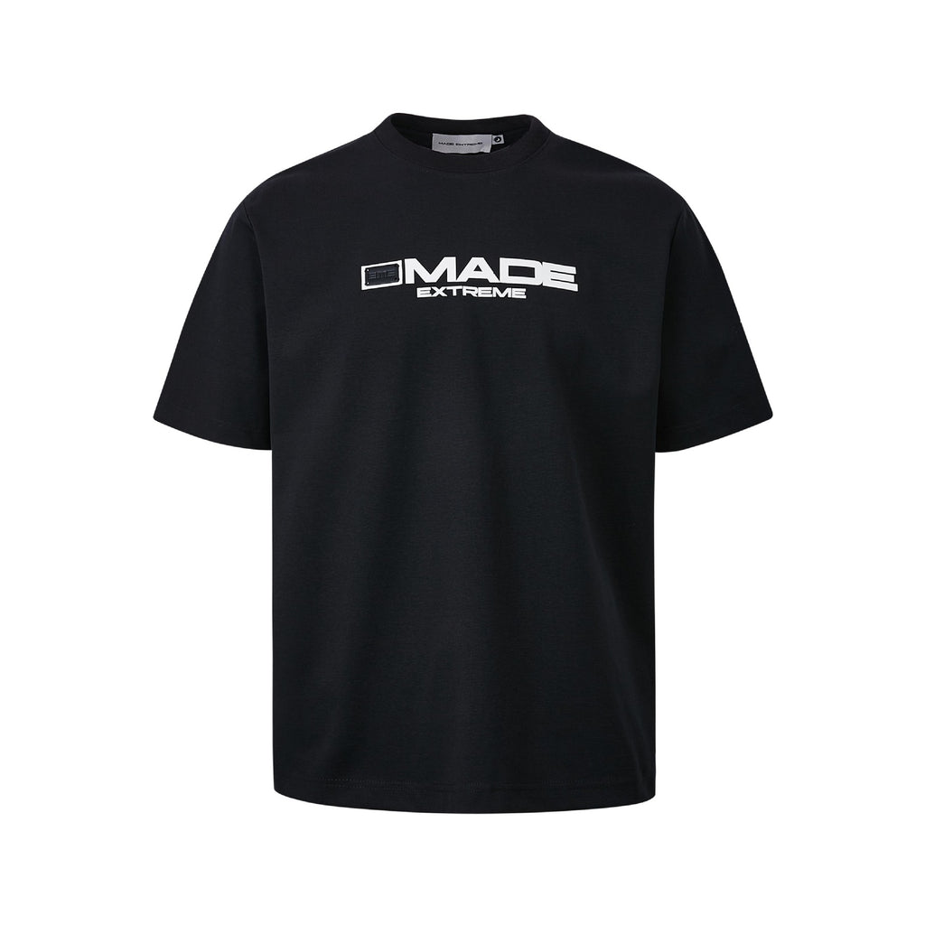 MADEEXTREME 240g Metal Buckle Letter Tee