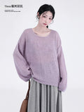 Three Gentle and Lazy Hollow Blouses
