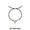 SUMIYAKI Brushed Colored Diamond Love Bracelet