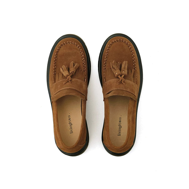 LIVINGTOWN Retro Casual Leather Shoes