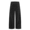 11KN corduroy straight-leg pure cotton washed pants