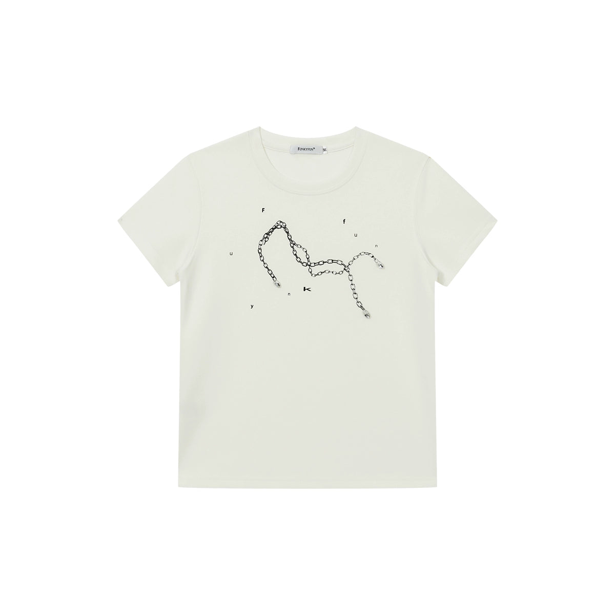 FUNKYFUN Chain Printed Tee