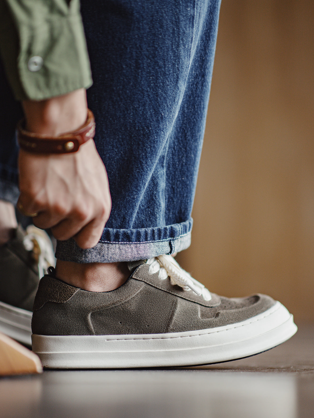Madden thick-soled upturned leather board shoes