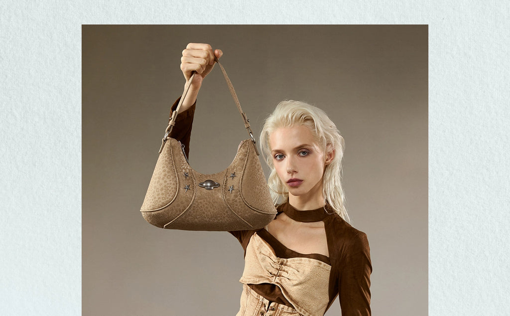 JACD Leopard Print Retro Shoulder Messenger Bag