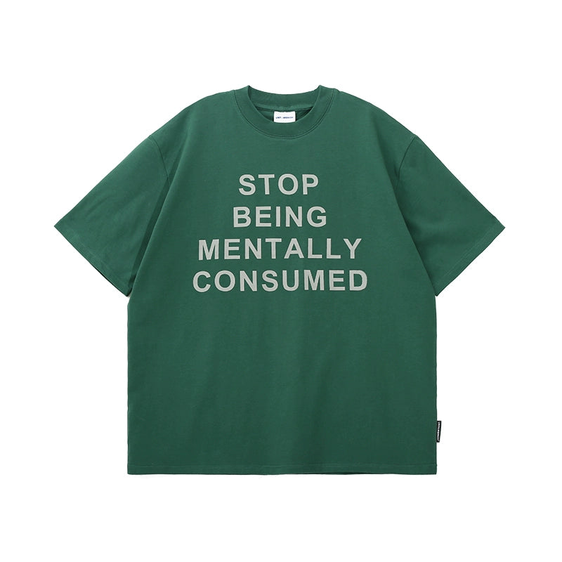 UNTILWERICH Heavy Street Letter Print Tee