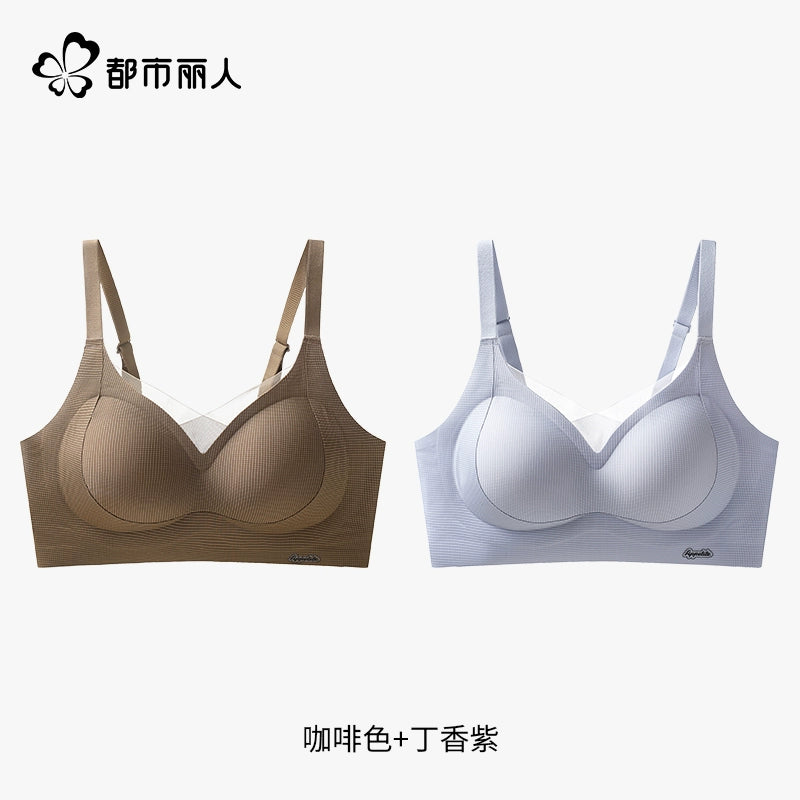 Urban Butterflies Gather Small Breasts Show Big Lace Bra Cover
