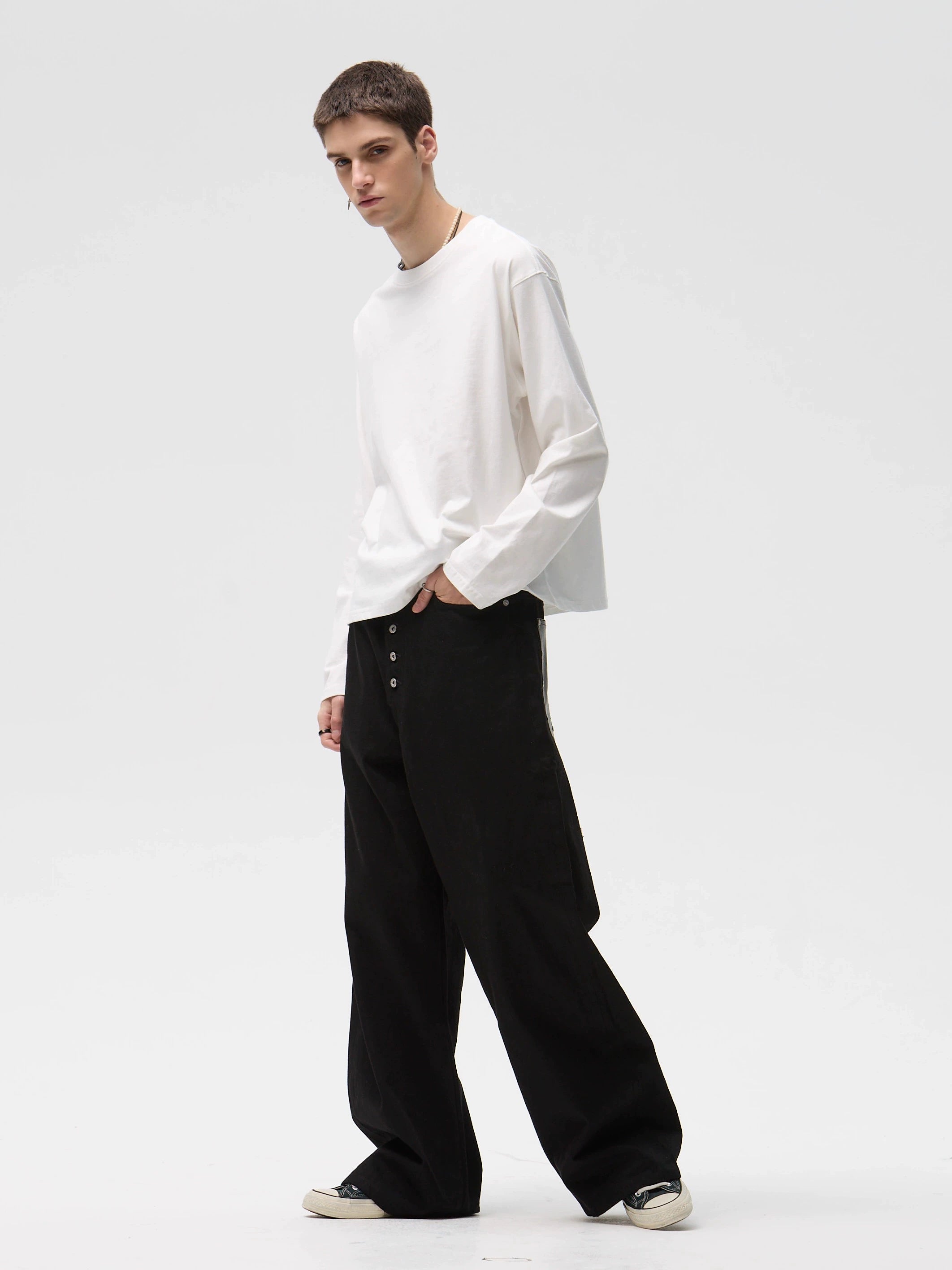 CENSMADE Casual Versatile Long-sleeved Bottoming Shirt