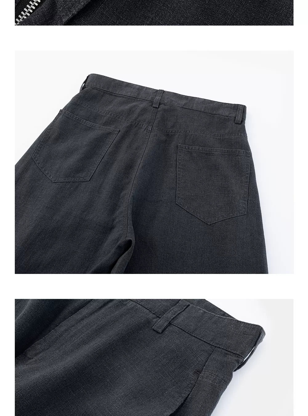 Anniehall Vintage Anti-Wrinkle Scimitar Pants