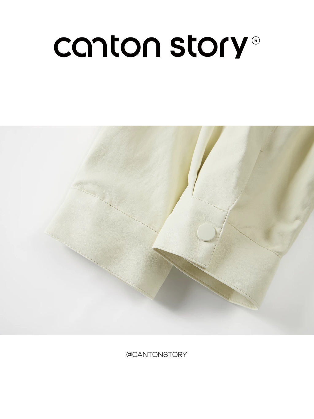 Cantonstory Fashion Loose Motorcycle Lapel Jacket