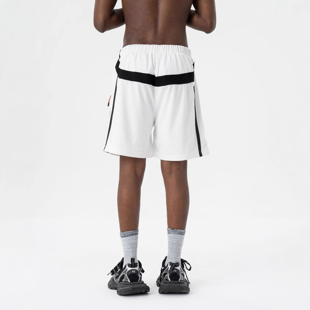 SUPER WAY Contrasting Color Splicing Casual Sweatpants