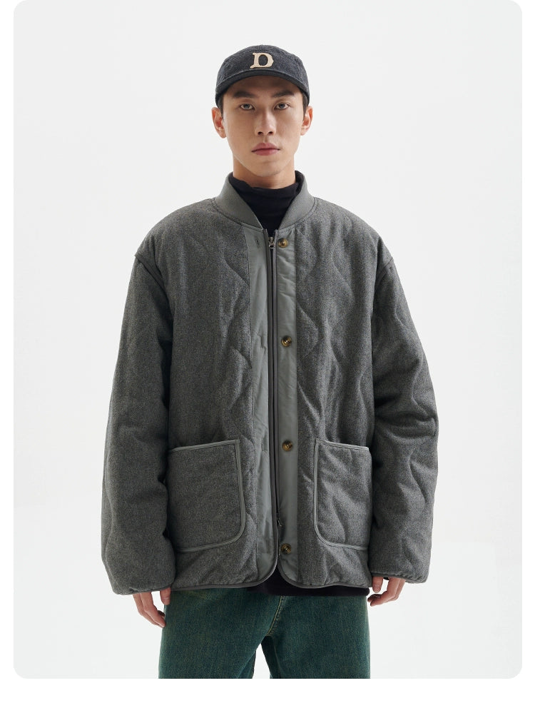 BUTTBILL Japanese woolen 3m Shirley quilting cotton rhombus graphene Jacket